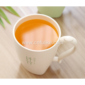 Reusable Bamboo Fiber Plastic Drinking Cup with Lids